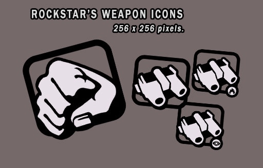 Rockstar's Weapon Icons 1.1