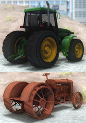 GTA V Stanley Fieldmaster & Tractor Worn