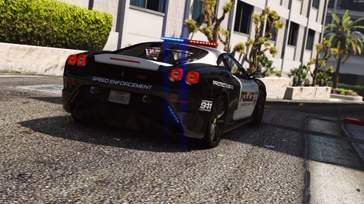 Ferrari F430 Scuderia | Hot Pursuit Police [Add-On / Replace | Tuning | Template]