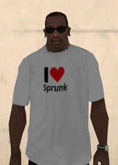 I Love Sprunk T-shirt White