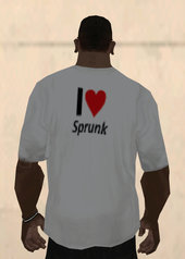 I Love Sprunk T-shirt White
