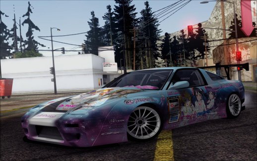 Nissan Bensopra 380SX LL Snow Halation Itasha