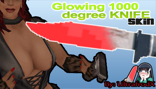 Glowing 1000 Degree Knife Skin