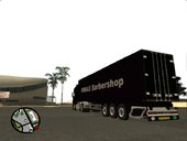 Scania R620 with RIMAU Barbershop Trailer