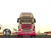 Scania R620 with RIMAU Soft Ice Cream Trailer