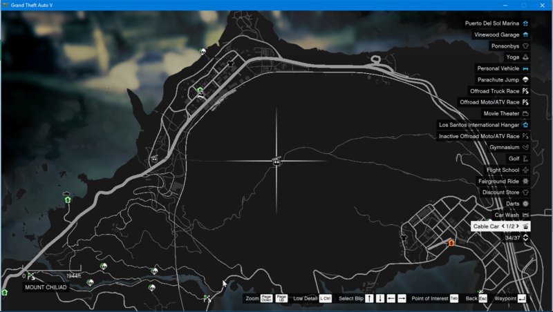 gta v air force base map