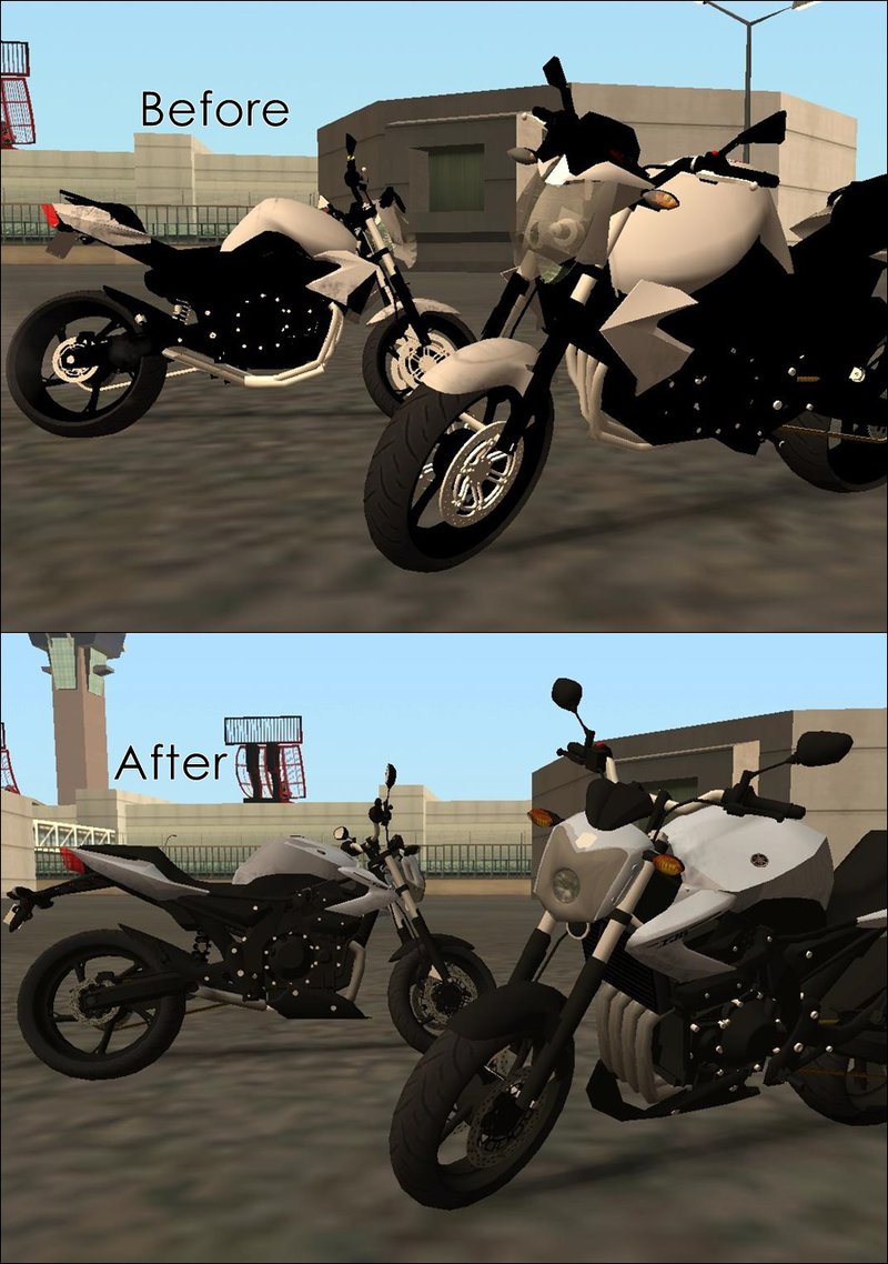 Yamaha XJ6 para GTA San Andreas