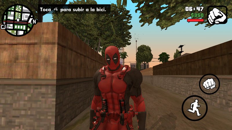 Gta San Andreas Deadpool Player V1 For Android Mod