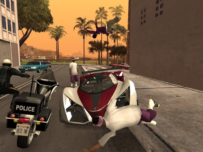 Download Realistic Car Crash Physics mod for GTA San Andreas