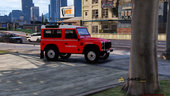 Portuguese Fire Departemant - Command - LR Defender [Add-On] v1.0