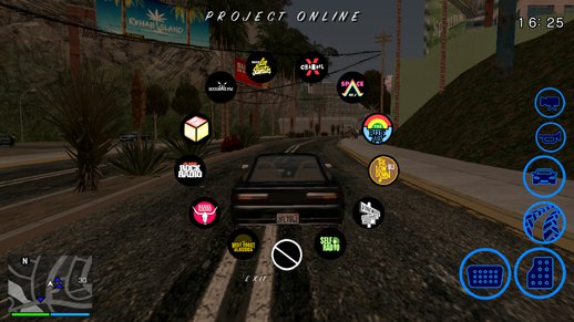 GTA V Radio Wheel for Android v1.2 (Colored)