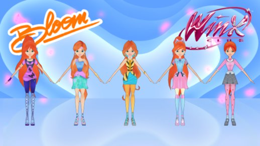 Bloom Outfits Pack from Winx: Butterflix Adventures