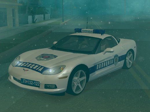 Chevrolet Corvette C6 Serbian Police