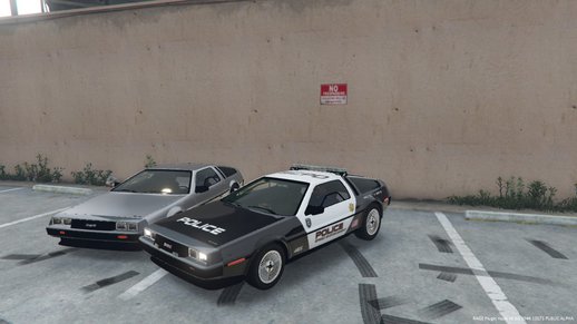 Delorean DMC12 Police [ELS]+Delorean DMC12 [Addon-pack]