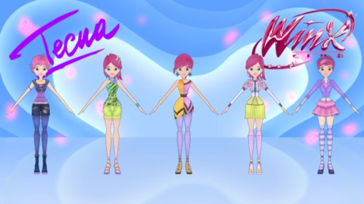Tecna Outfits Pack from Winx: Butterflix Adventures