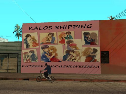 Calem X Serena Mural