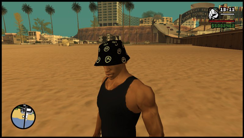 GTA San Andreas S A D Bucket Hat 悲しい Mod 