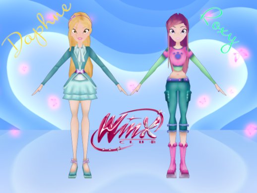 Daphne and Roxy from Winx: Butterflix Adventures