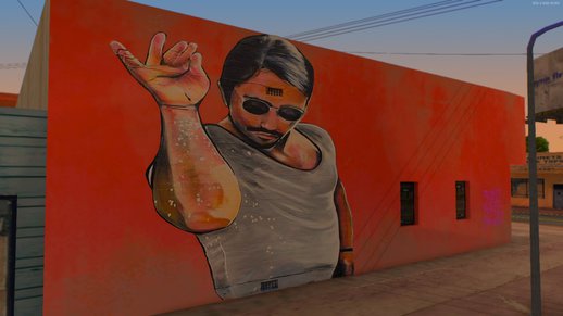 Salt Bae Mural