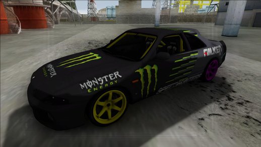 Nissan Skyline R33 Drift Monster Energy Falken