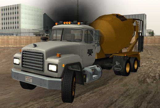 Mack RD690 Cement Mixer Truck