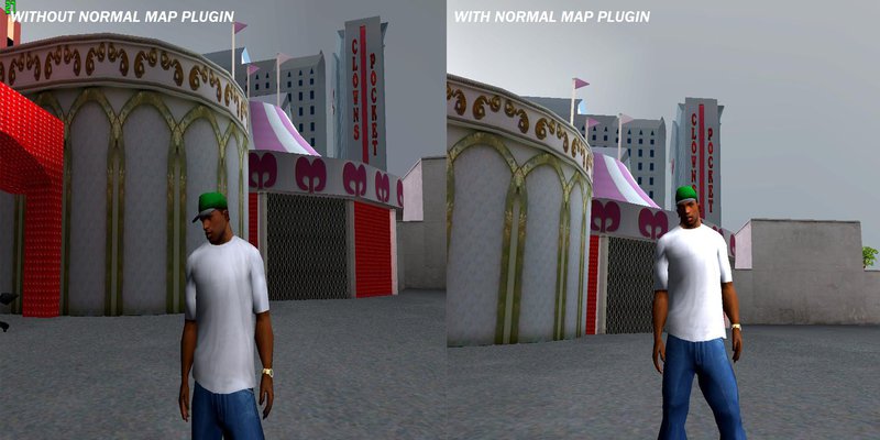 GTA San Andreas Normal Map Plugin Mod