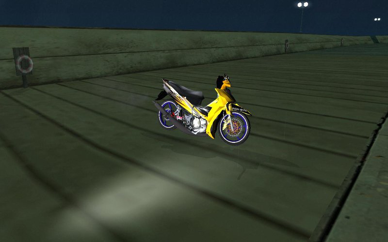 GTA San Andreas Yamaha 125ZR Kuning Diraja  Mod GTAinside com