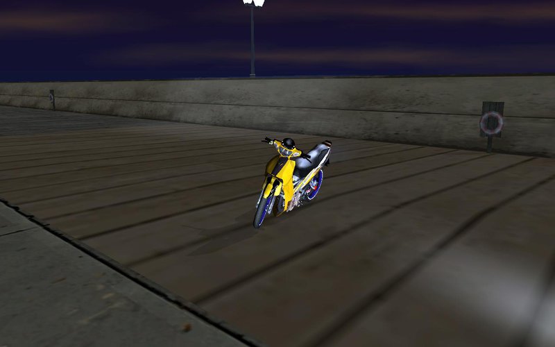 GTA San Andreas Yamaha 125ZR Kuning Diraja  Mod GTAinside com