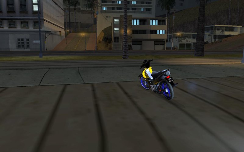 GTA San Andreas Yamaha 125ZR Kuning Diraja  Mod GTAinside com