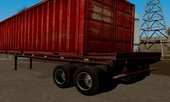 Red Trailer Container HD