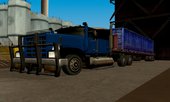 Blue Trailer Container HD
