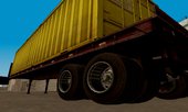Yellow Trailer Container HD