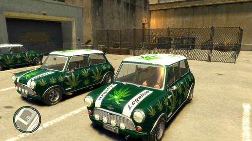 Weed Livery for Austin Mini Cooper