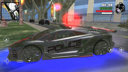 Lamborghini Zentorno Police Solo Dff