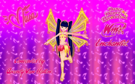 Musa Enchantix from Dance Dance Revolution Winx Club