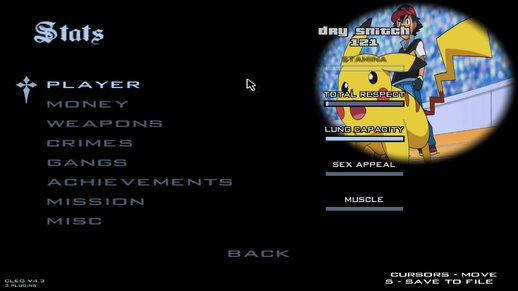Pokemon menu ESC