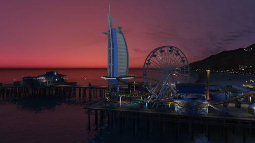 Burj Al Arab Hotel Dubai [Emissive Add-On Replace]