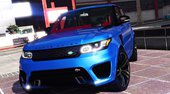 Range Rover Sport SVR 2016 V3.0 [Animated / Templated / Add-On]