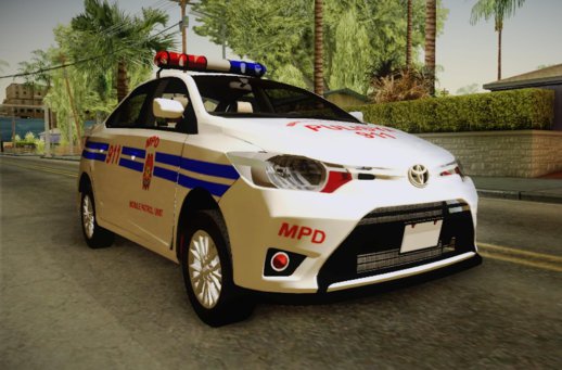 2014 Toyota Vios Philippine National Police Car