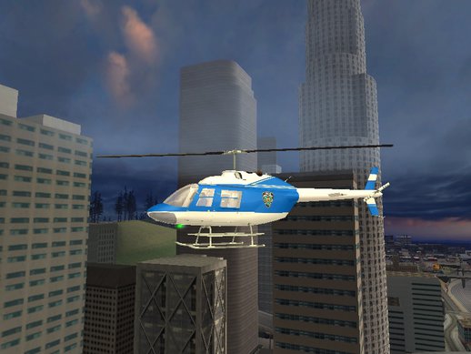 Bell 206 NYPD Helicopter