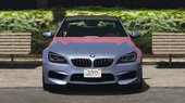 2016 BMW M6 Gran Coupé [Add-On / Replace]