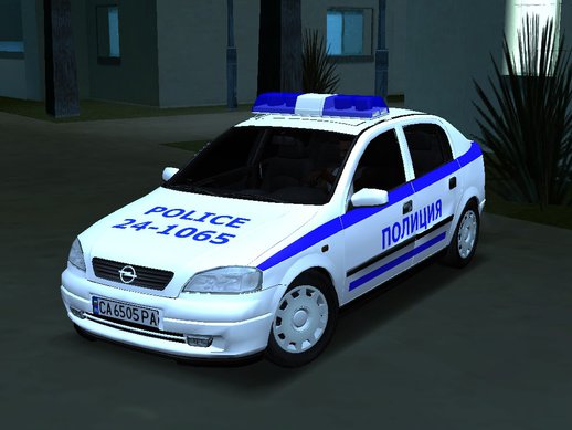 Opel Astra G Bulgarian Police