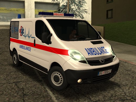 Opel Vivaro Serbian Ambulance