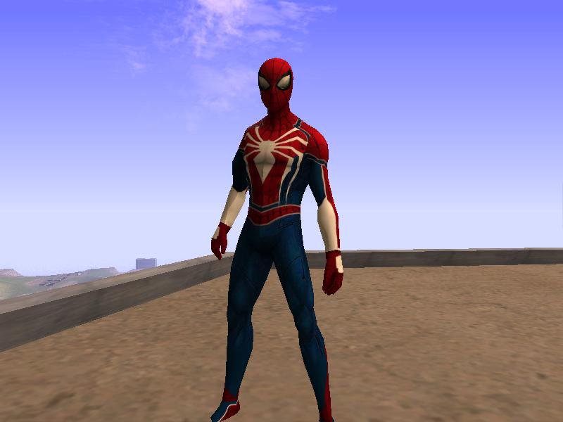 GTA San Andreas Spider-Man PS4 Skin (GTA SA) Mod 