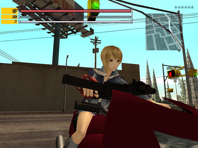 GTA San Andreas Soul Eater: Battle Resonance: Crona Gorgon Mod 