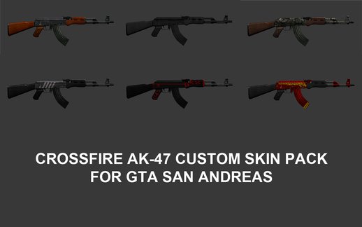 CF AK-47 With Custom Skins Pack