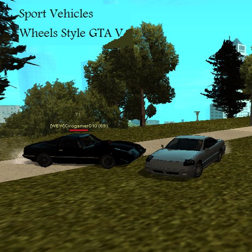 Sport Vehicles (Wheels Style GTA V)