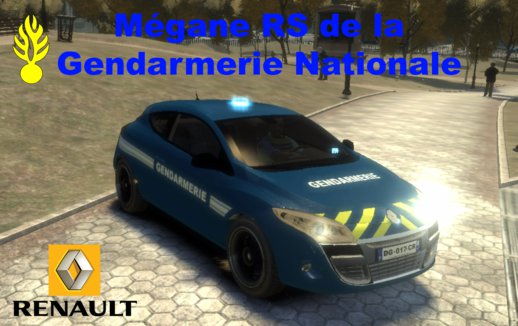 Mégane RS de la Gendarmerie