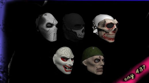 DLC GUN RUNNING MASKS FOR CJ