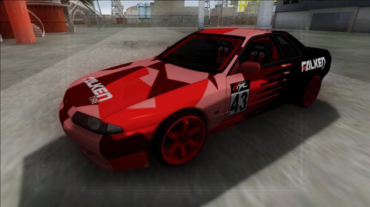 Nissan Skyline R32 Drift Falken Camo